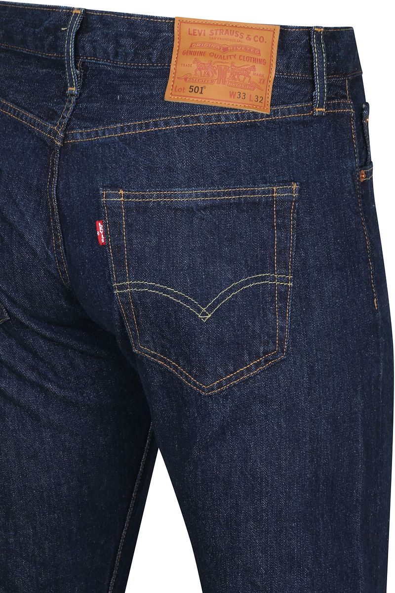 Levi’s 501 Jeans Regular Fit Dunkelblau - Größe W 32 - L 32 günstig online kaufen