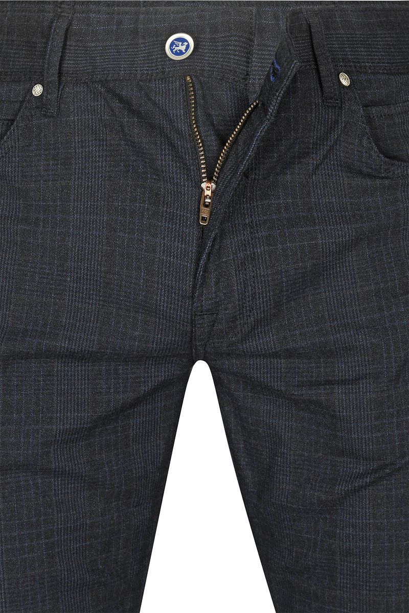 Vanguard V7 Rider Hose Karos Navy - Größe W 34 - L 30 günstig online kaufen