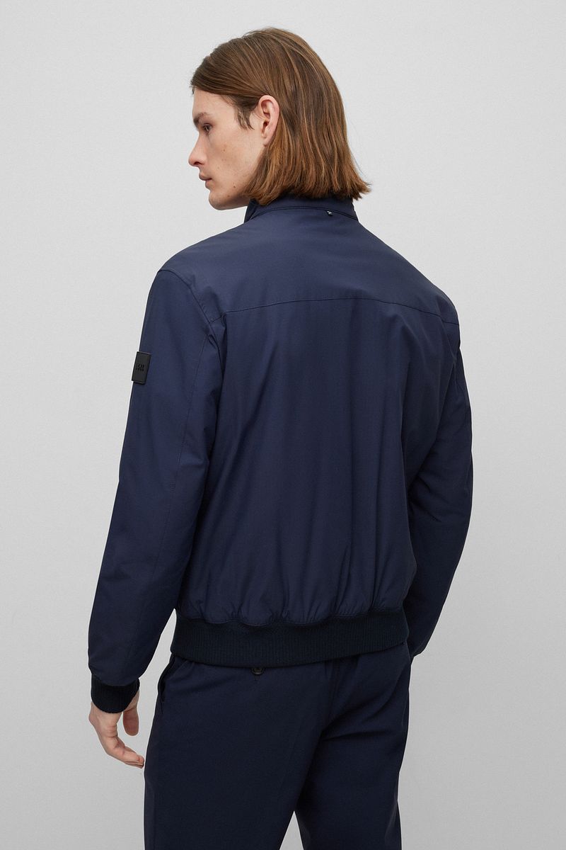 BOSS Cordovan Jacke Navy - Größe 48 günstig online kaufen