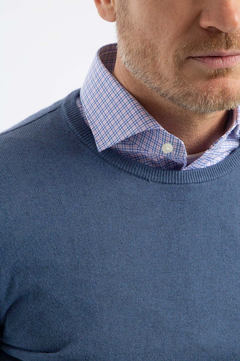 Steppin' Out Pullover Cotton Cashmere Indigo Blau - Größe XXL günstig online kaufen