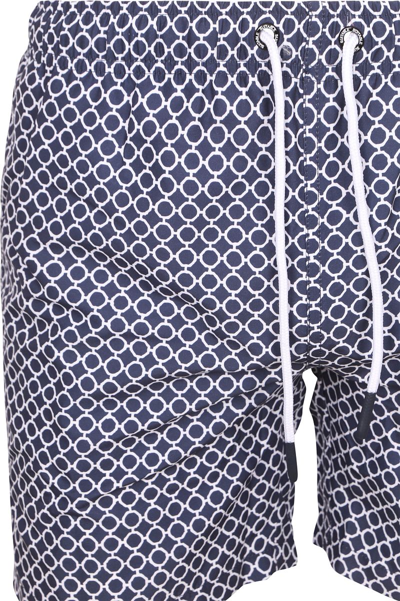 Suitable Badeshorts Circle Chain Navy - Größe M günstig online kaufen