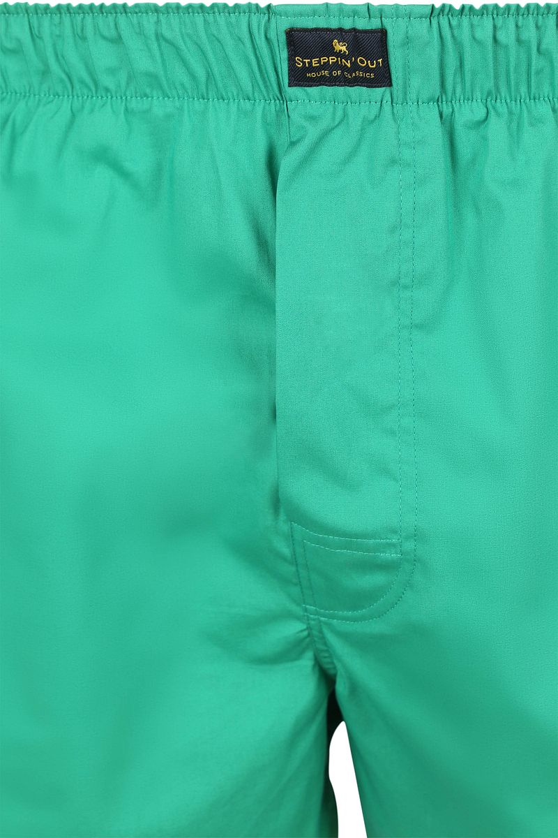 Steppin' Out Boxershort Racing Green Poplin - Größe XXL günstig online kaufen