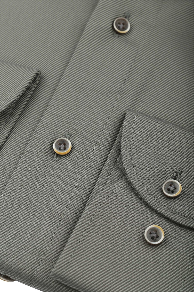 Profuomo Twill Hemd Dunkelgrün - Größe 45 günstig online kaufen