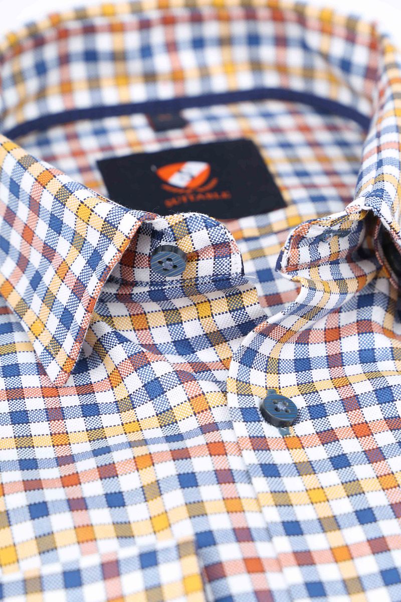 Suitable Hemd Rot Gelb Kariert - Größe 40 günstig online kaufen