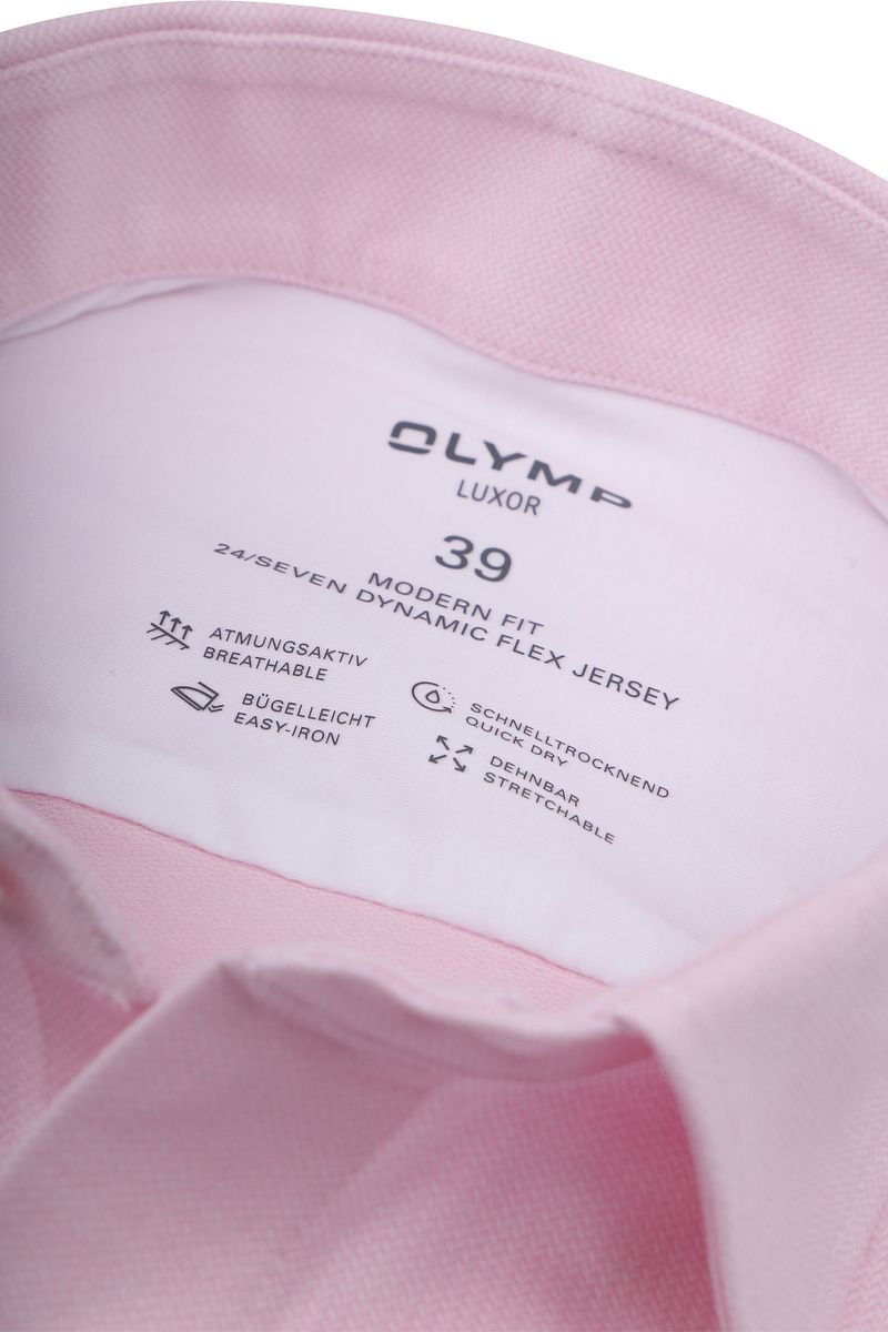 OLYMP Luxor Hemd 24/Seven Rosa - Größe 48 günstig online kaufen