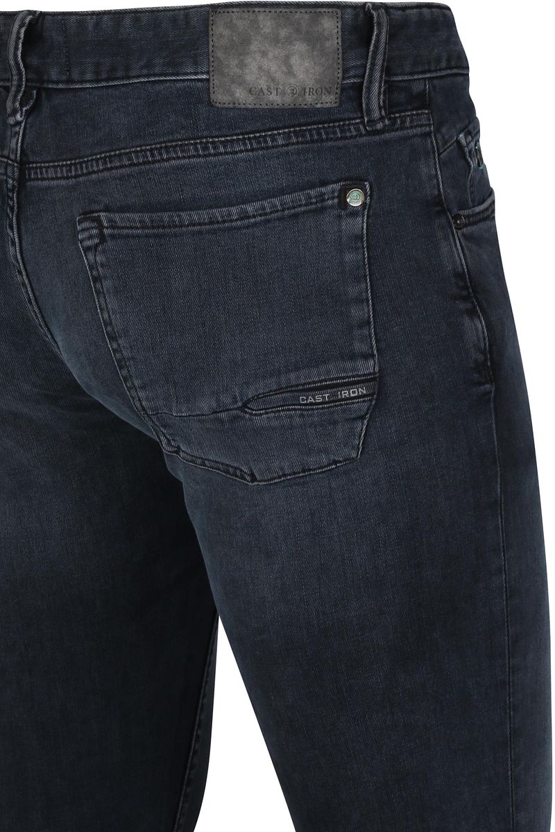Cast Iron Riser Slim Jeans Vintage Washed Denim Schwarz - Größe W 30 - L 34 günstig online kaufen