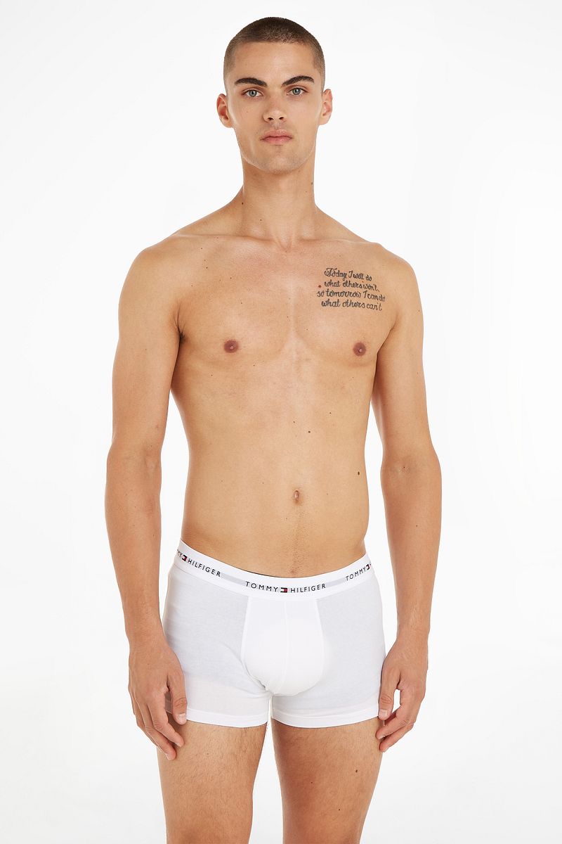 Tommy Hilfiger Boxer Trunk 3-Pack Black/White/Grey - Größe XXL günstig online kaufen
