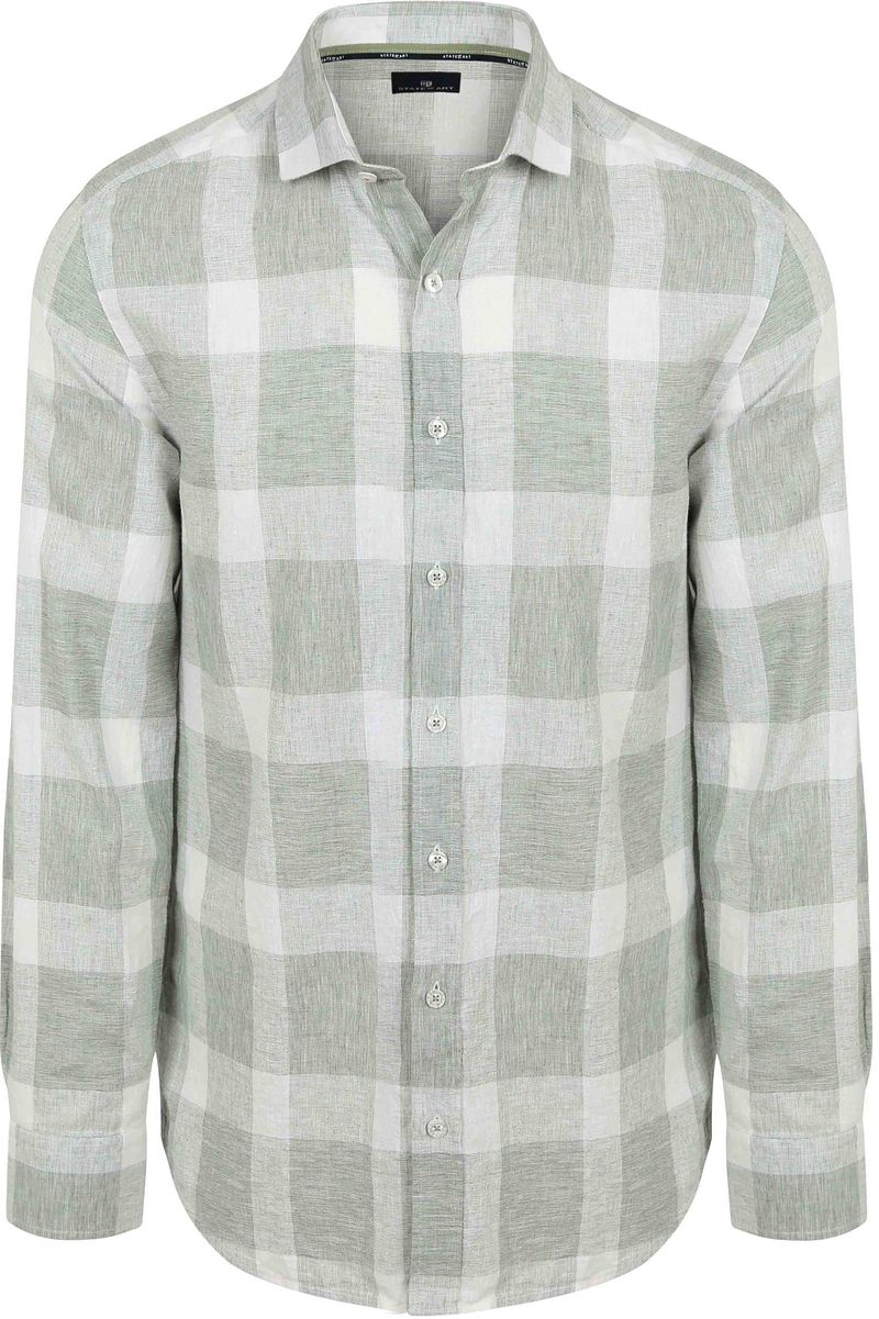 State of Art Hemd Kariert Grün - Größe M günstig online kaufen
