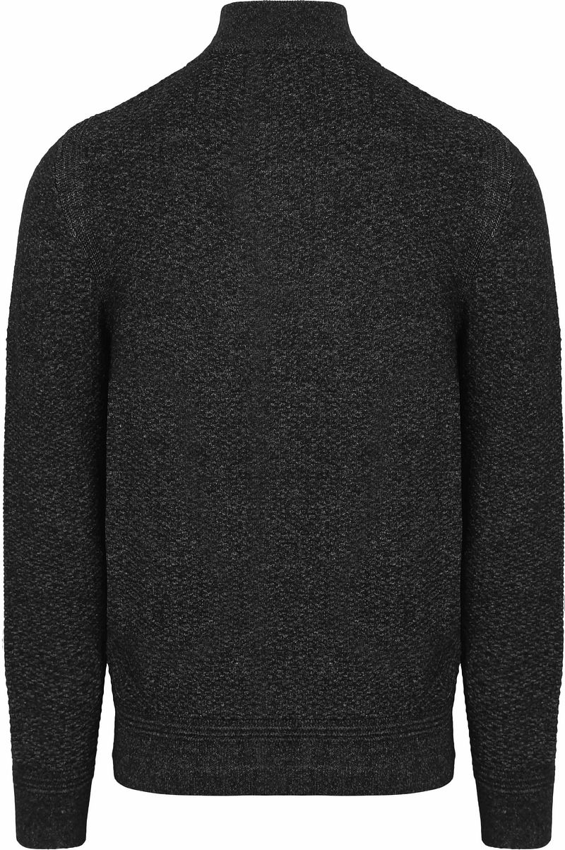 State Of Art Strickjacke Structure Melange Navy - Größe M günstig online kaufen