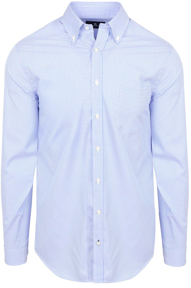 Steppin' Out Hemd Checks Blau Rosa - Größe L günstig online kaufen