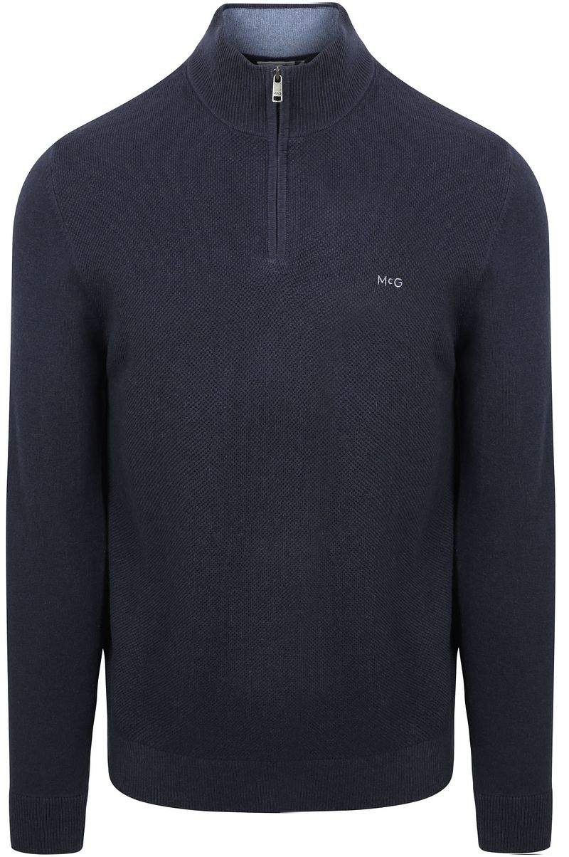 McGregor Half Zip Pullover Merinowolle Structure Navy - Größe XL günstig online kaufen