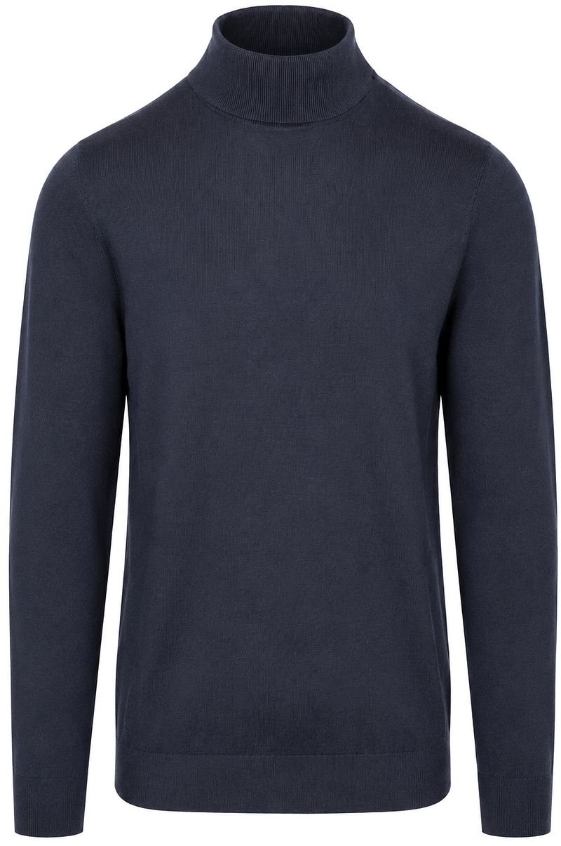 Suitable Compact Cotton Pullover Turtle Navy