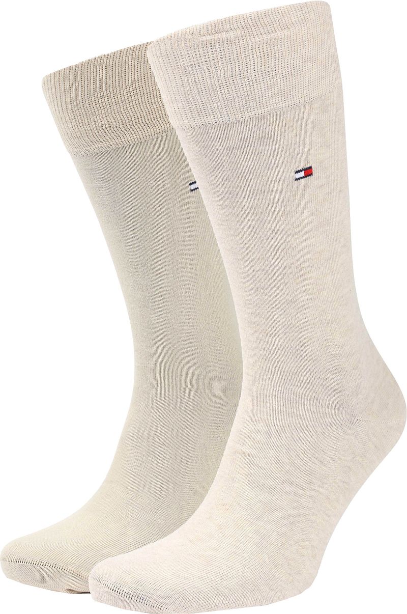 Tommy Hilfiger Classic 2-Pack Sokken Sand 145