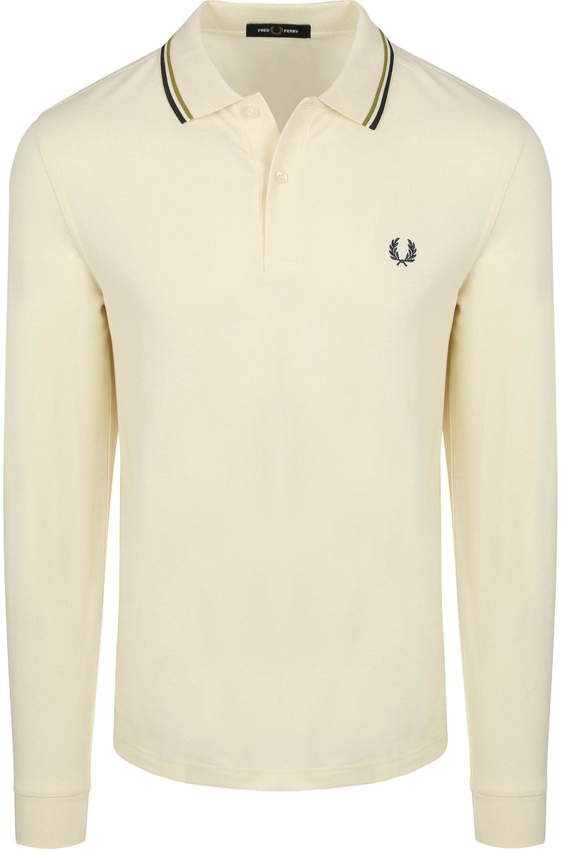 Fred Perry Longsleeve Polo Ecru 46A
