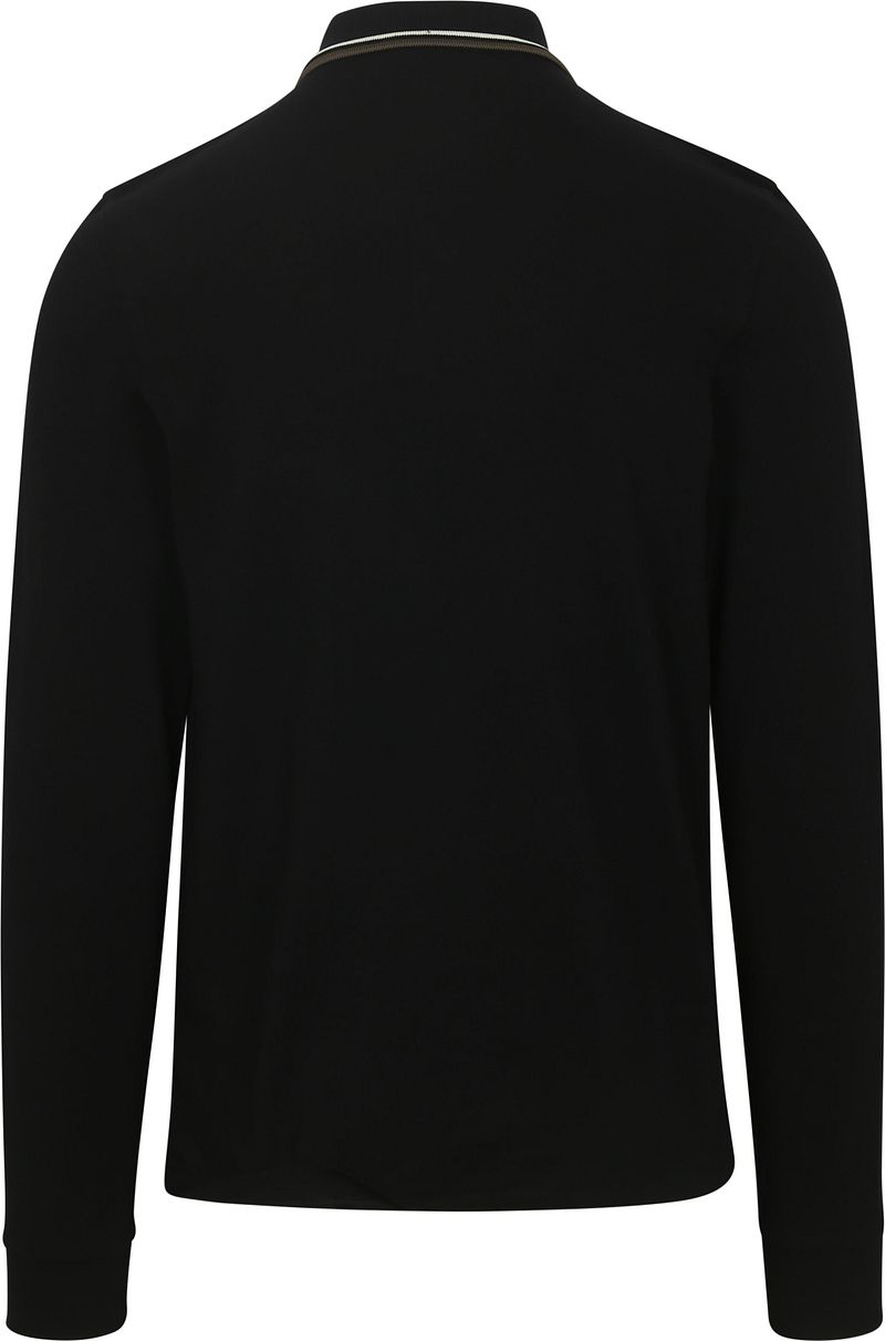 Fred Perry Langarm-Poloshirt Schwarz W54 - Größe M günstig online kaufen