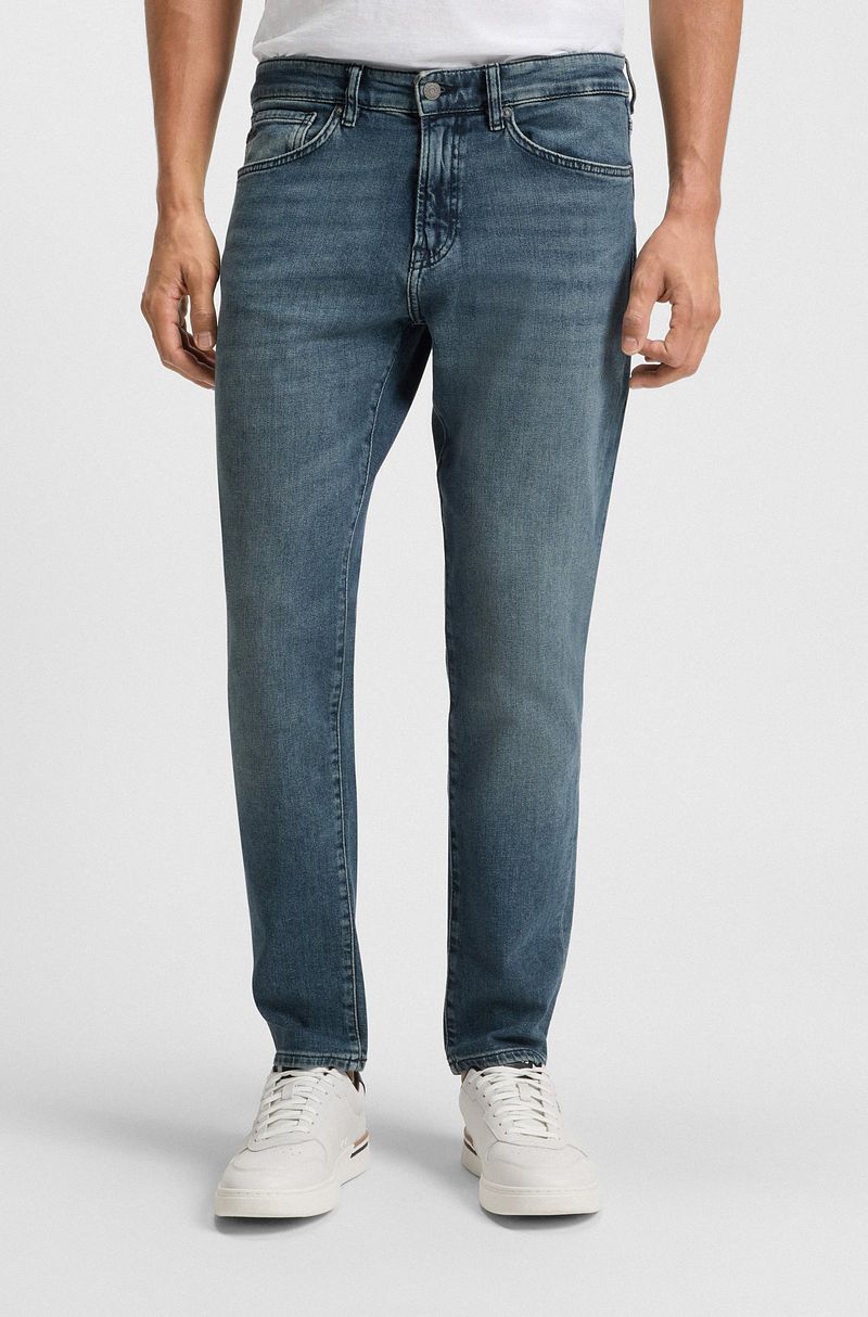 BOSS Onyx Jeans Mid Blau - Größe W 34 - L 32 günstig online kaufen
