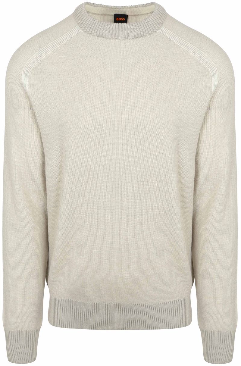 BOSS Pull Akajer Ecru - Größe L günstig online kaufen