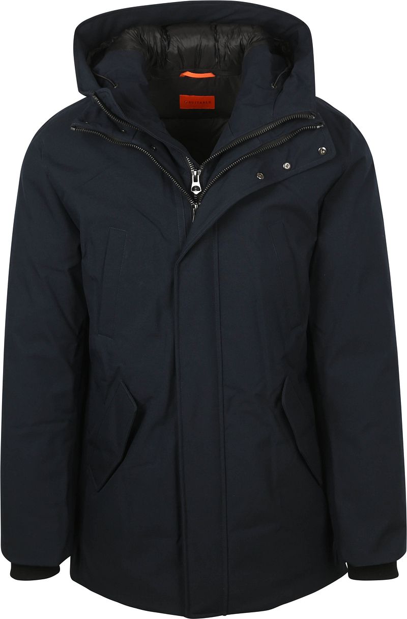 Suitable Parka Black Mountain Marine Modern-Fit - Größe XXL