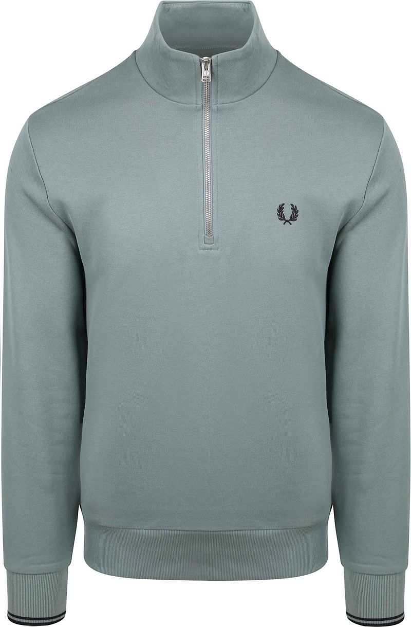 Fred Perry Half Zip Pullover Blau - Größe XL günstig online kaufen