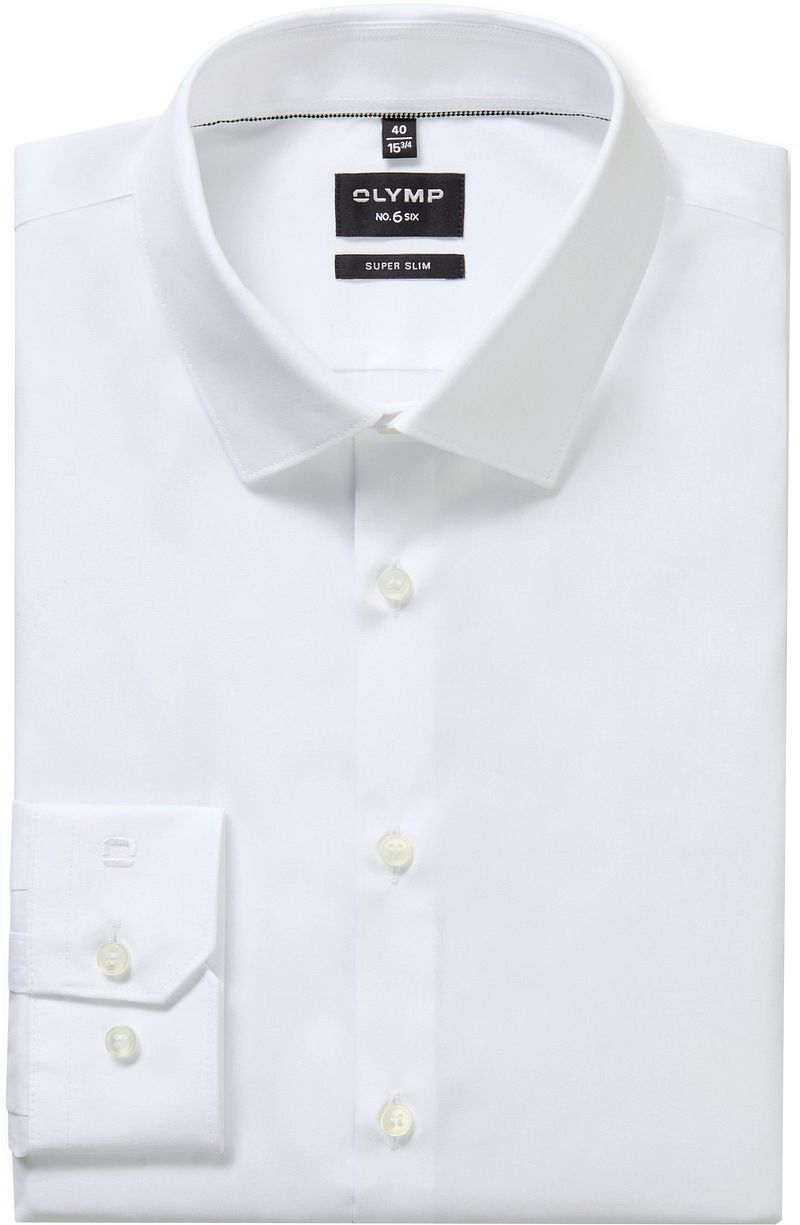 OLYMP No'6 six Hemd Skinny Fit Weiß - Größe 43 (XL) günstig online kaufen
