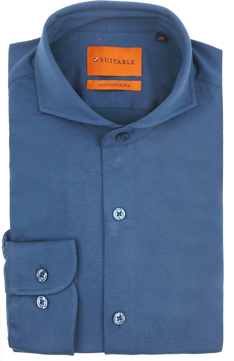 Suitable Sorona Overhemd Denim Blauw