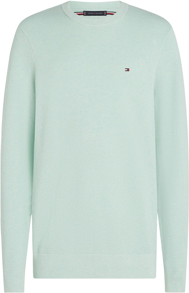 Tommy Hilfiger Structure Trui Mintgroen