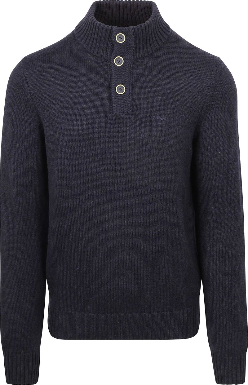 NZA Pullover Mocker Adan in Marine – Klassischer Strick-Troyer für Herren - Größe 3XL