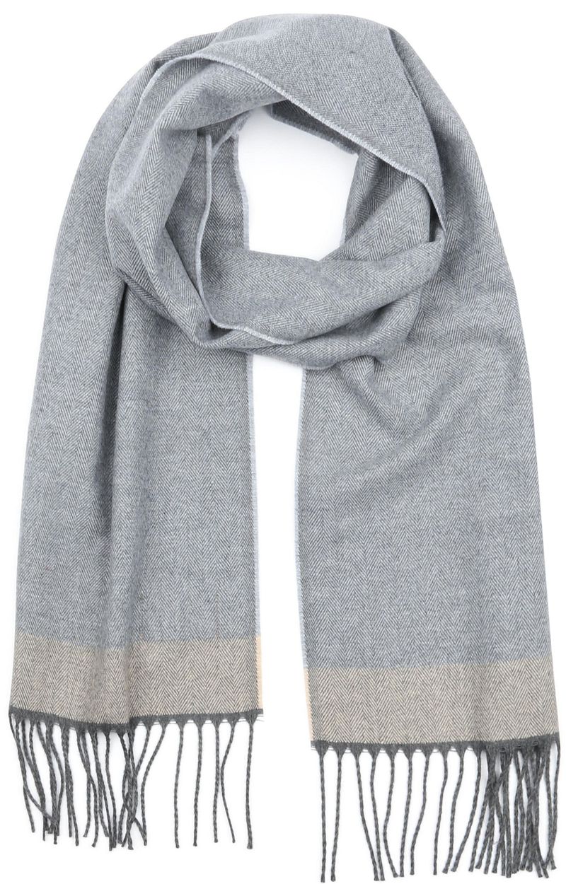 Suitable Sjaal Softfeel Grijs -