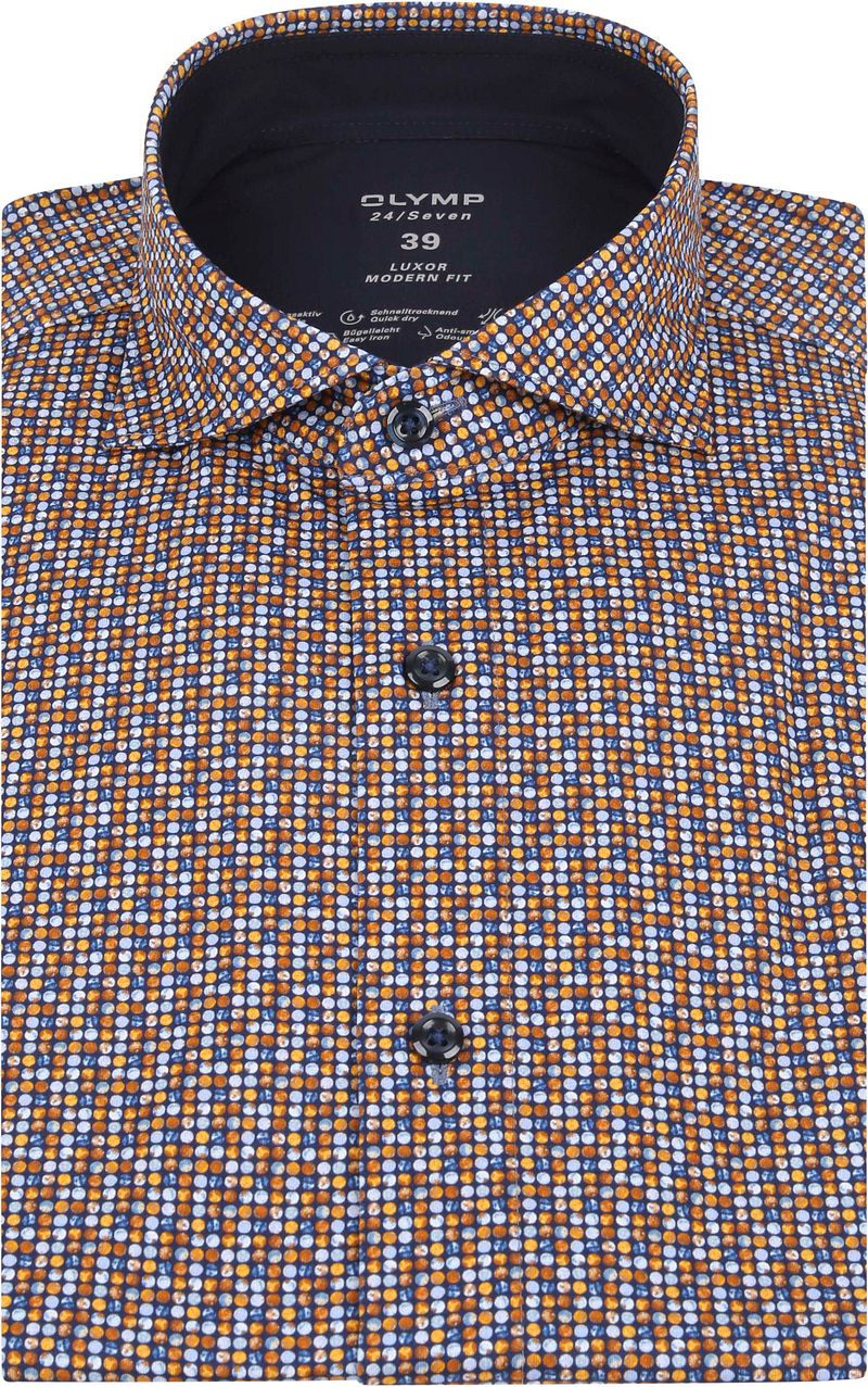 OLYMP Luxor Jersey Stretch Shirt 24/Seven Caramel - Größe 41 günstig online kaufen