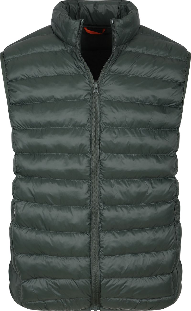 Suitable Bodywarmer Donkergroen