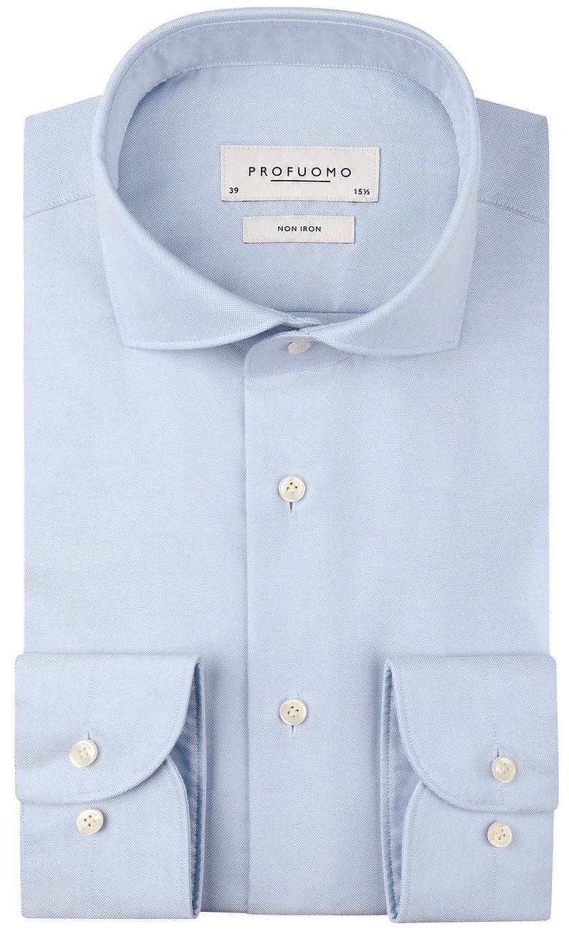 Profuomo Oxford Hemd Hellblau - Größe 44 (Xxl)