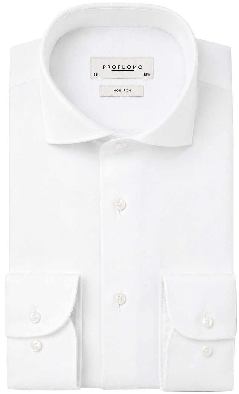 Profuomo Oxford Overhemd Wit