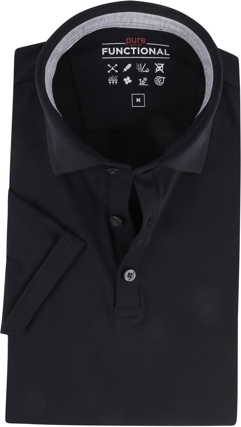 Pure Functional Polo Shirt Schwarz - Größe XL günstig online kaufen