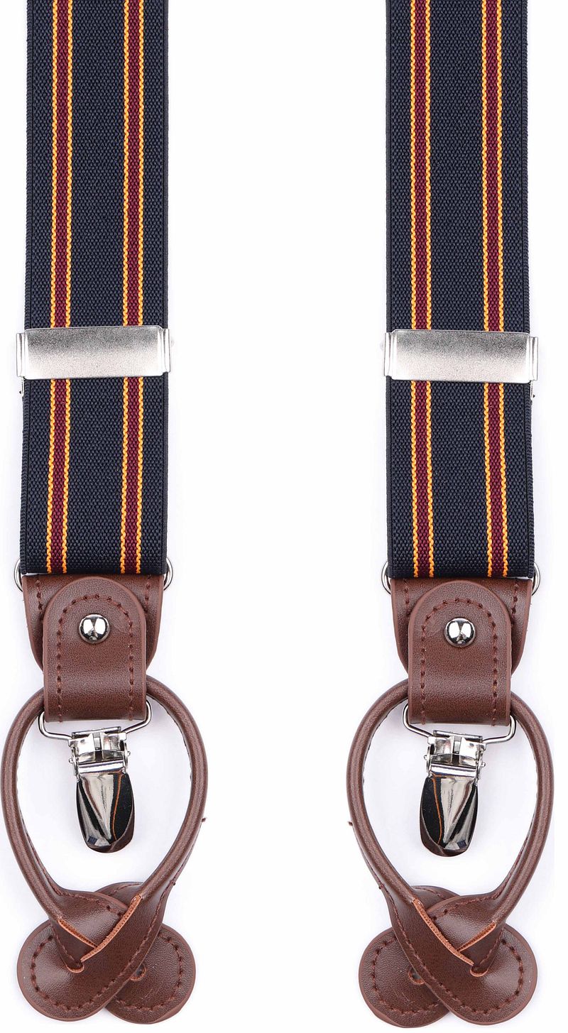 Suitable Luxe Bretels Streep Navy -