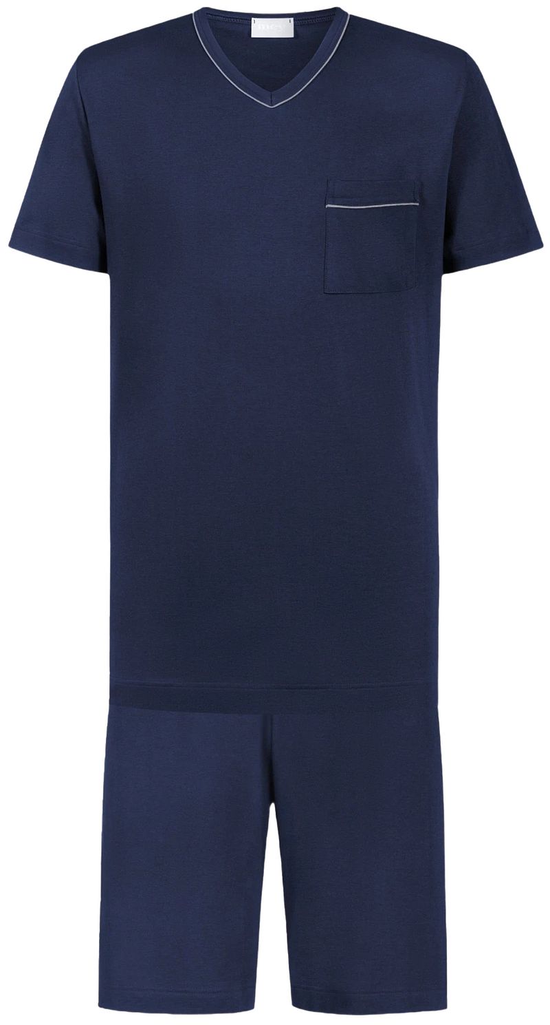 Mey Schlafanzug Kurz Blue - Größe XXL
