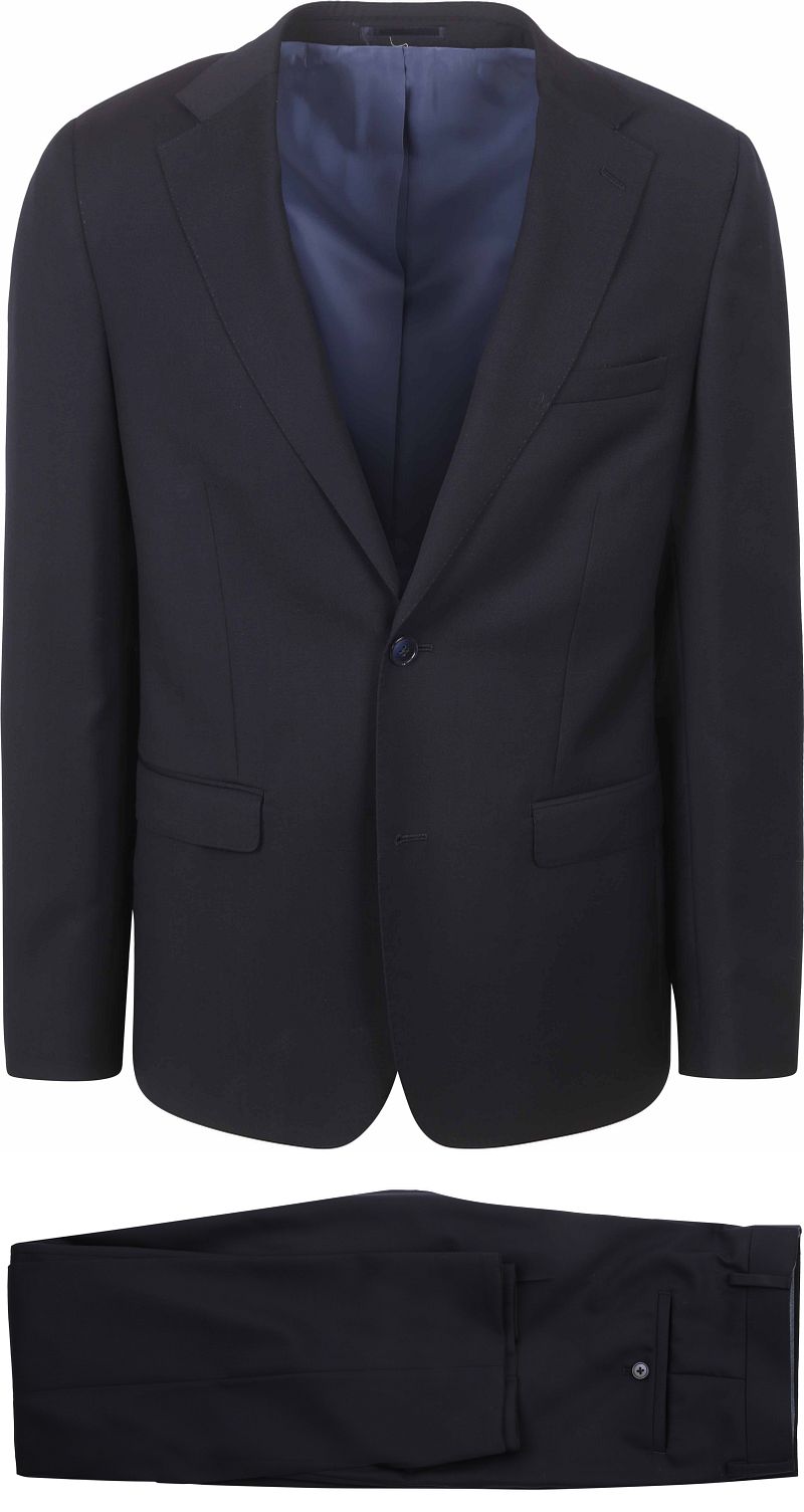 Suitable Suit Structure Wool Navy - Größe 50 günstig online kaufen