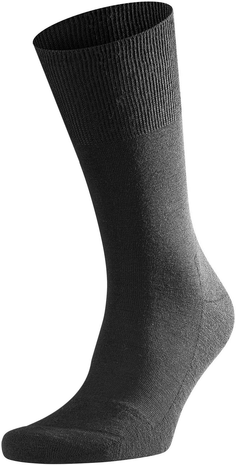Falke Airport Plus Socken Woolmix Schwarz 3000 - Größe 39-40