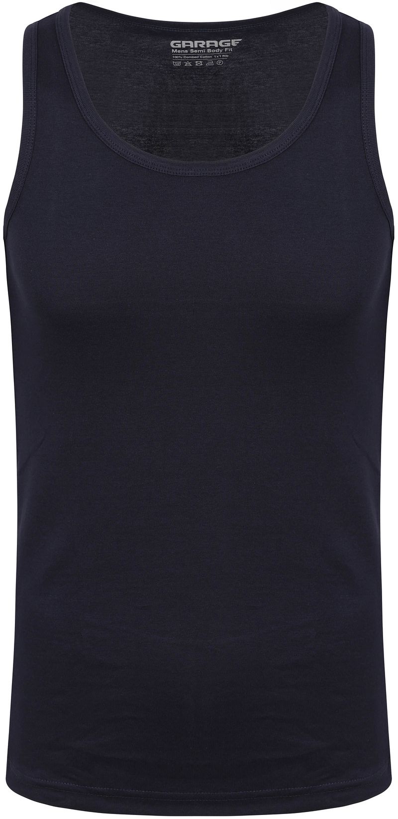Garage Stretch Basic Singlet Dunkelblau - Größe S