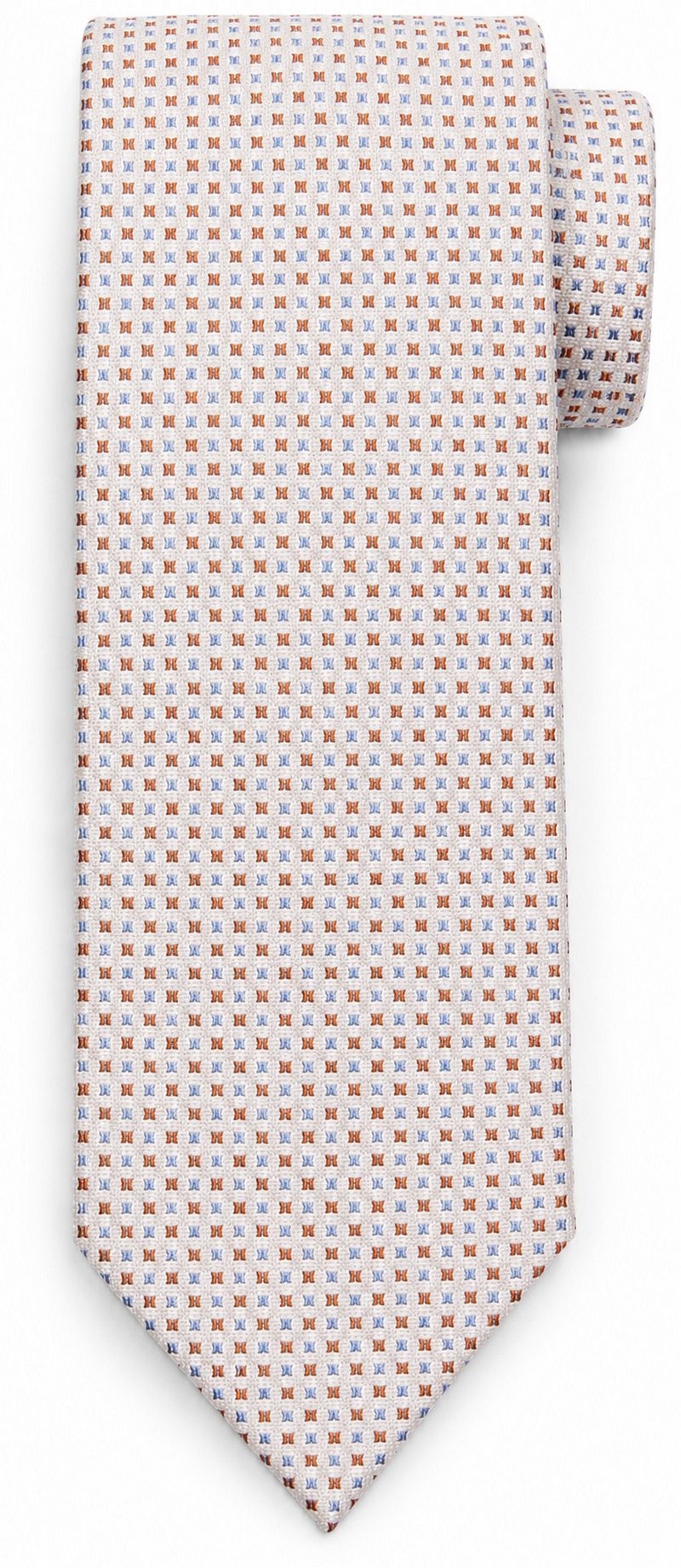 Suitable Stropdas Zijde Fantasydots Beige -