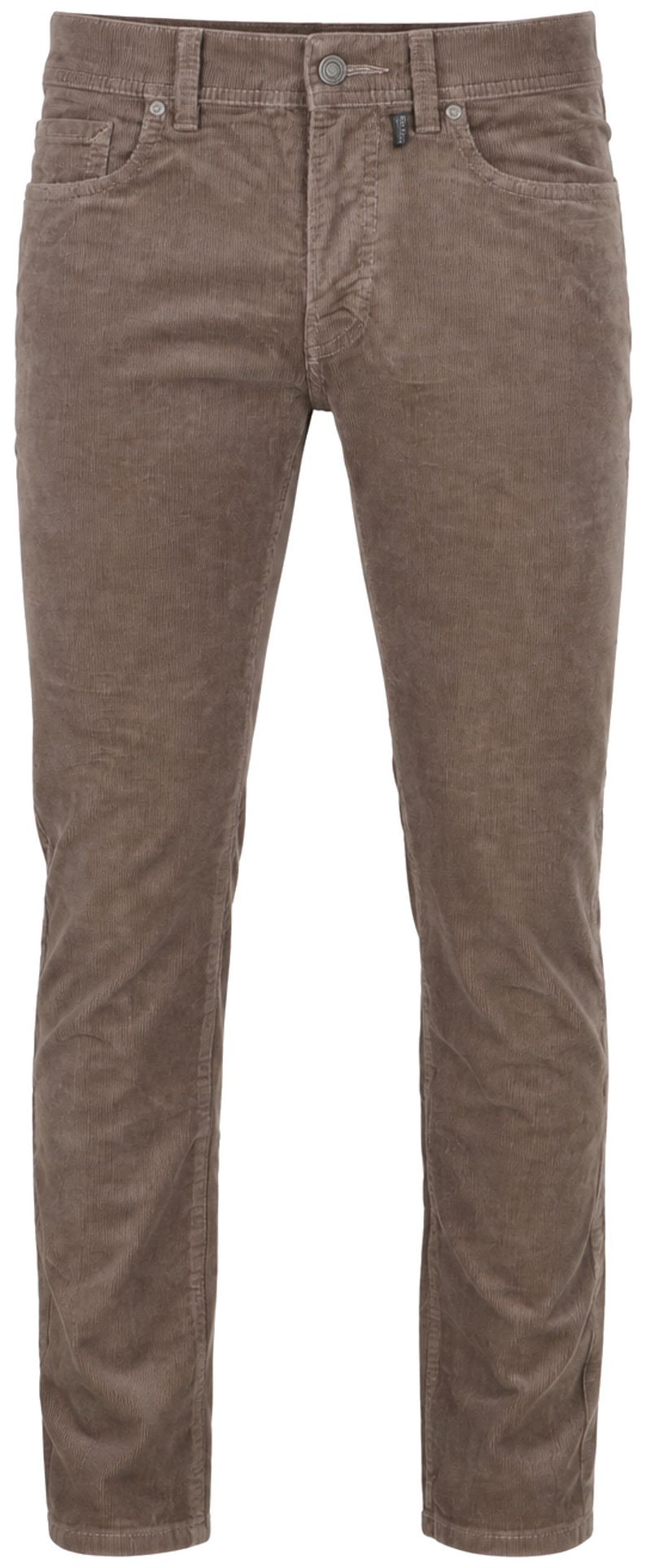 Pierre Cardin Lyon Cordhose Tapered Taupe - Größe W 33 - L 32