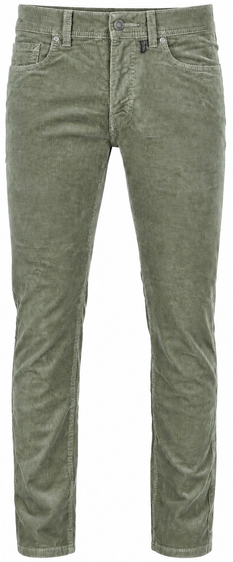 Pierre Cardin Lyon Cordhose Tapered Green - Größe W 33 - L 32