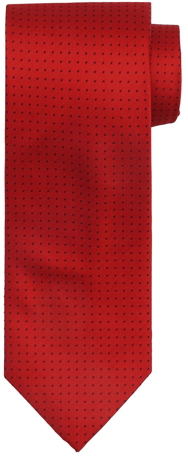 Suitable Zijde Stropdas Stippen Rood -