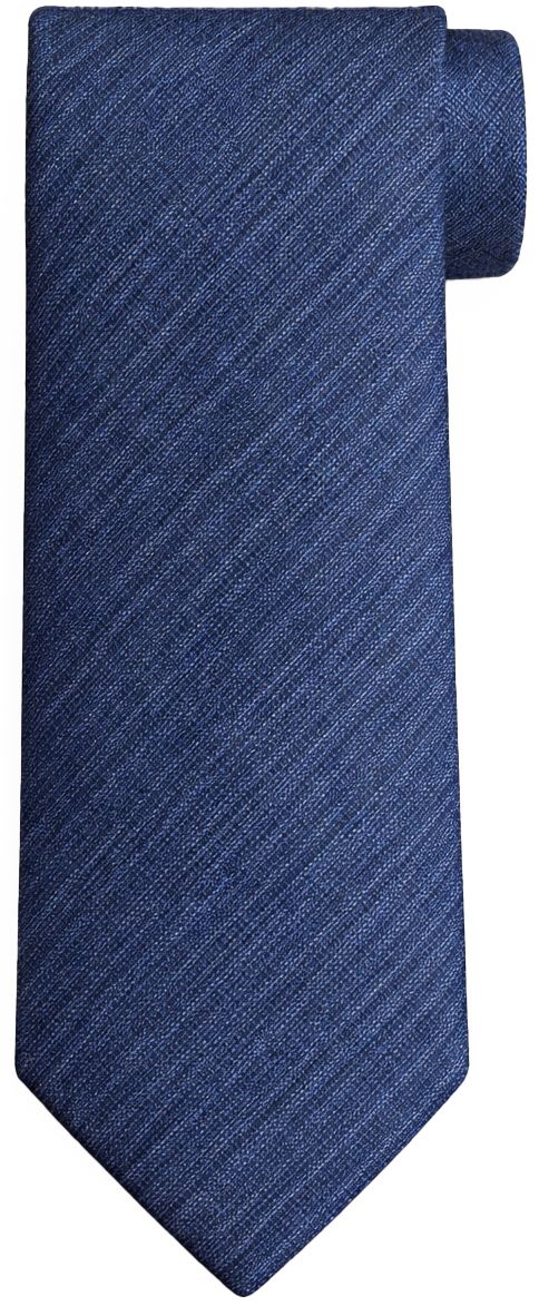 Suitable Zijde Stropdas Two Toned Donkerblauw -