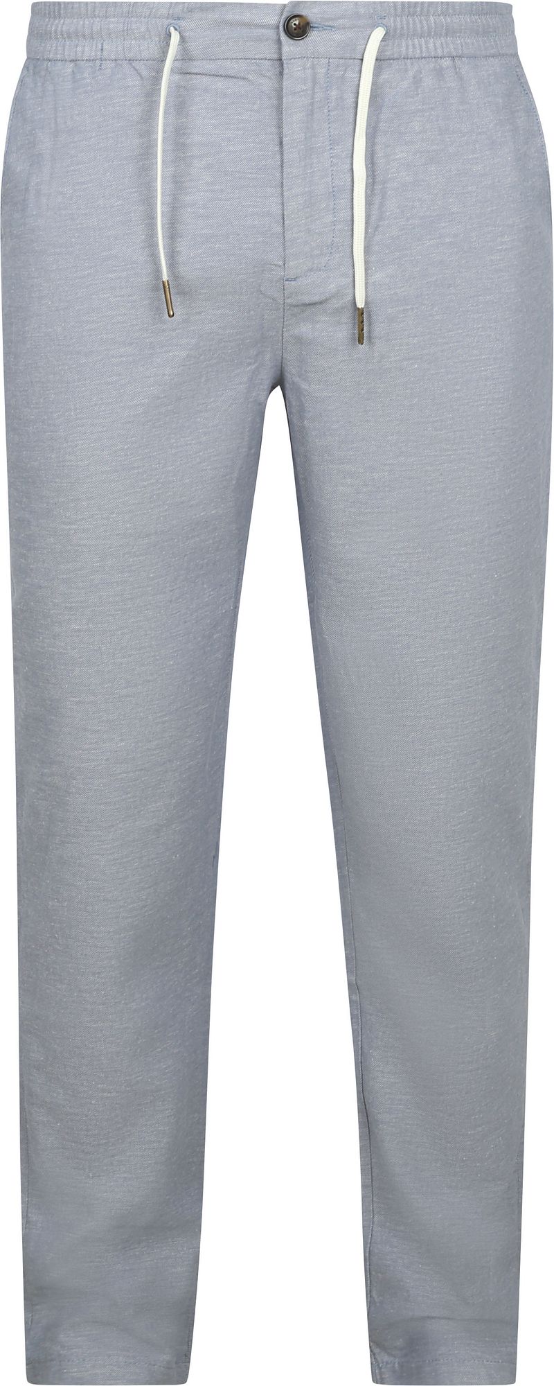 Scotch and Soda Chino Warren Cotton Linen Blauw