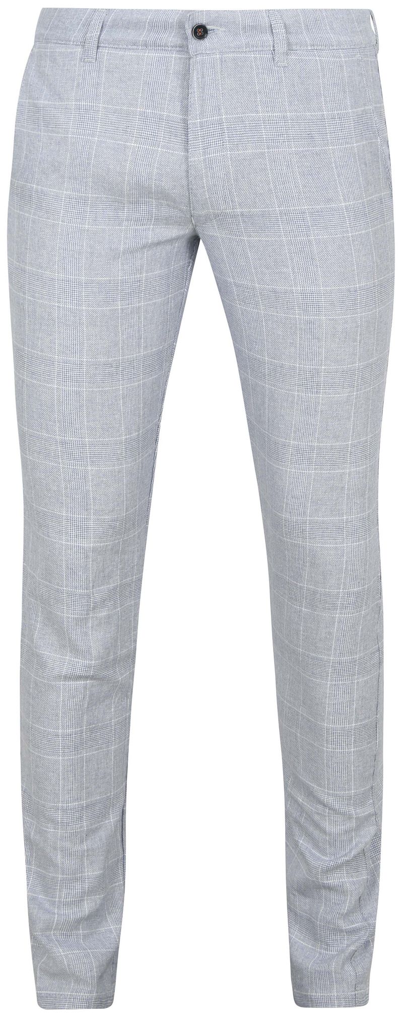 Suitable Chino Pico Ruiten Lichtblauw