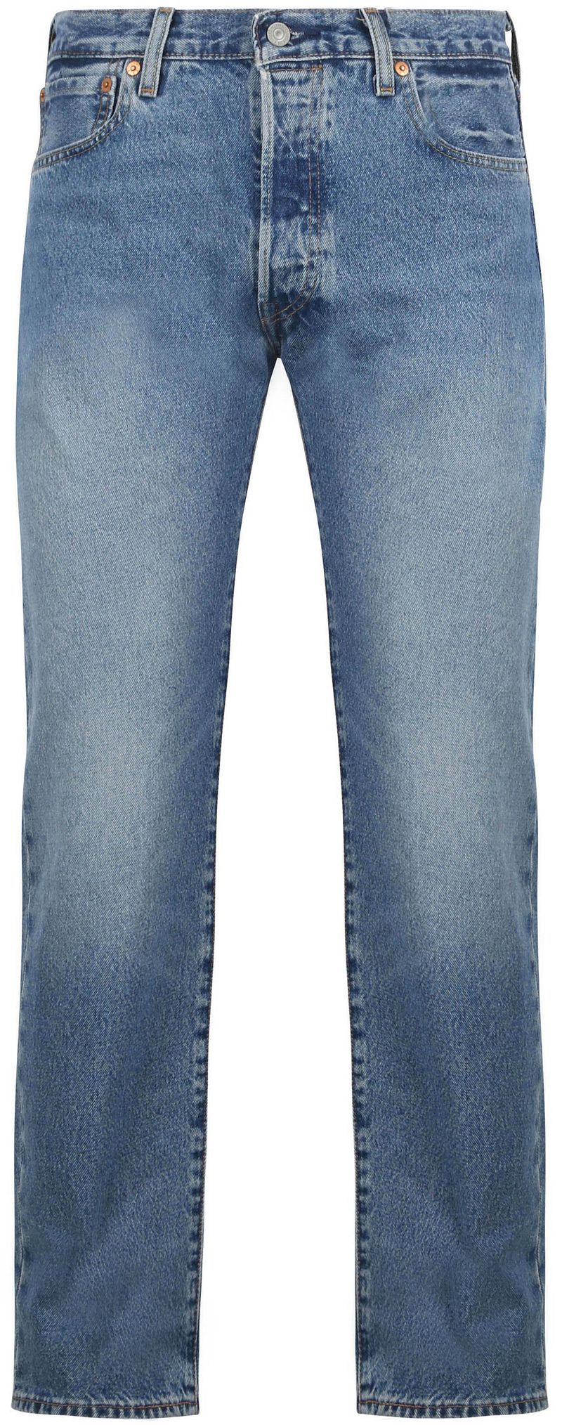 Levi's 501 Jeans Regular Fit Mittelblau - Größe W 31 - L 32