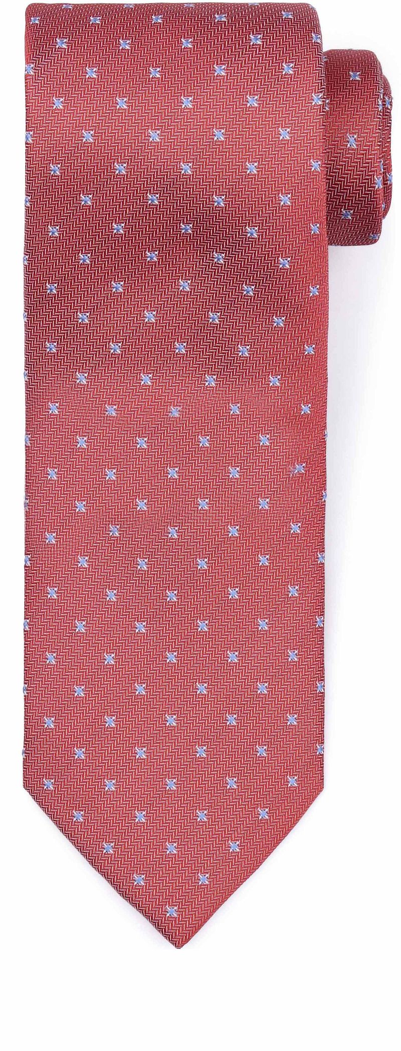 Suitable Stropdas Zijde Blue Star Rood -