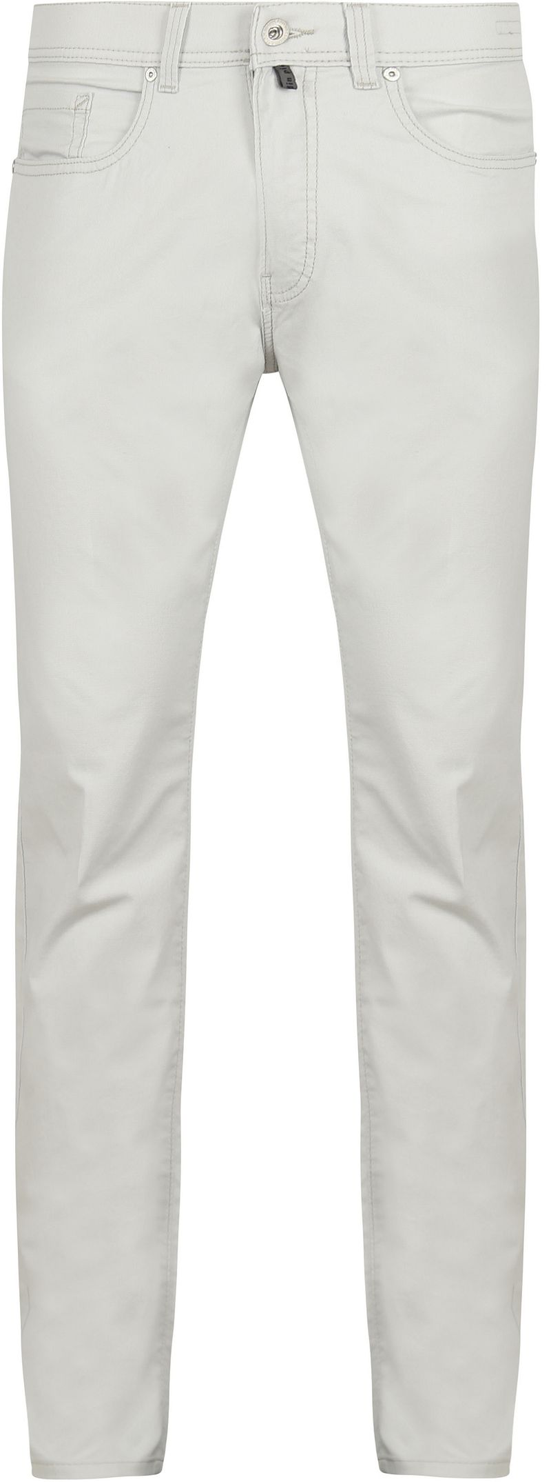 Pierre Cardin Hose Lyon Tapered in Hellgrau - Größe W 33 - L 34