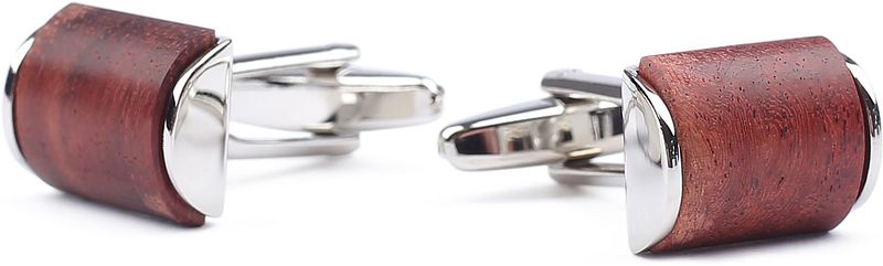 Manschettenknöpfe Raised Wood Silber - günstig online kaufen