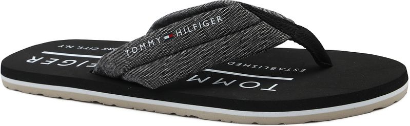 Tommy Hilfiger Flip Flops Chambray Schwarz - Größe 46 günstig online kaufen